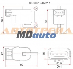 Катушка зажигания TOYOTA 3S /5S-FE (№1) 96- ST19# /ST21# /ST20# /SV4# /SV55 /SXV2# /SXM1# /SXN1# /SXU1# /SXA1# Катушка зажигания TOYOTA 3S /5S-FE (№1) 96- ST19# /ST21# /ST20# /SV4# /SV55 /SXV2# /SXM1# /SXN1# /SXU1# /SXA1#