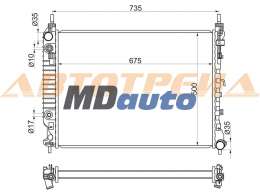 Радиатор CHEVROLET CAPTIVA /OPEL ANTARA 2,2D 11- Радиатор CHEVROLET CAPTIVA /OPEL ANTARA 2,2D 11-