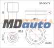 Наконечник катушки с уплотнительным кольцом TOYOTA #SZ /#NZ /#ZZ /#MZ# /#AZ /#UZ /#GR -серия 1G-FE