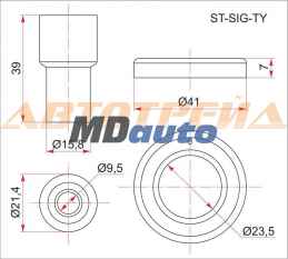 Наконечник катушки с уплотнительным кольцом TOYOTA #SZ /#NZ /#ZZ /#MZ# /#AZ /#UZ /#GR -серия 1G-FE Наконечник катушки с уплотнительным кольцом TOYOTA #SZ /#NZ /#ZZ /#MZ# /#AZ /#UZ /#GR -серия 1G-FE