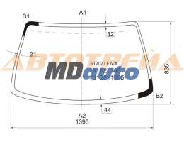 Стекло лобовое в клей TOYOTA CELICA /CURREN 94-99 Стекло лобовое в клей TOYOTA CELICA /CURREN 94-99