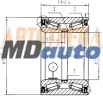 Подшипник FR ступицы PEUGEOT BOXER /CITROEN JUMPER /FIAT DUCATO /IVECO DAILY 94-06 /06- 1,8t, (без ABS)
