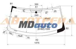 Стекло лобовое в клей TOYOTA RUMION LL20 /SCION XB UTILITY 2008- Стекло лобовое в клей TOYOTA RUMION LL20 /SCION XB UTILITY 2008-