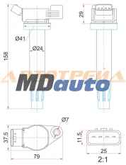 Катушка зажигания TOYOTA KLUGER /HIGLANDER MCU2# /RX300 /330 /350 MCU3# 03- 3MZ-FE Катушка зажигания TOYOTA KLUGER /HIGLANDER MCU2# /RX300 /330 /350 MCU3# 03- 3MZ-FE