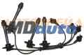 Провода высоковольтные TOYOTA CALDINA #T19# 92-02 /RAUM EXZ10 /15 97-03 4 /5E-FE (квадрат. резин.)