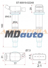 Катушка зажигания TOYOTA 2AZ-FE 05- /ACU2# /ACU3# /1AZ-FSE /1NZ-FE 04- NCP9# /NCP100 /NCP11# /NZE12# /NZE15# Катушка зажигания TOYOTA 2AZ-FE 05- /ACU2# /ACU3# /1AZ-FSE /1NZ-FE 04- NCP9# /NCP100 /NCP11# /NZE12# /NZE15#