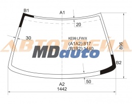 Стекло лобовое в клей TOYOTA COROLLA LEVIN /SPRINTER TRUENO COUPE 87-92 Стекло лобовое в клей TOYOTA COROLLA LEVIN /SPRINTER TRUENO COUPE 87-92