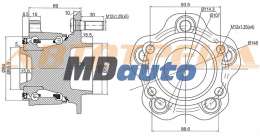 Ступичный узел RR NISSAN TEANA #J32 2WD /MURANO #Z50 2WD /PRESAGE #U31 2WD Ступичный узел RR NISSAN TEANA #J32 2WD /MURANO #Z50 2WD /PRESAGE #U31 2WD