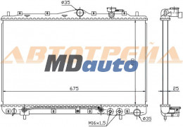 Радиатор HYUNDAI SONATA 1.8 /2.0 /3.0 91-98(пластинчатый) Радиатор HYUNDAI SONATA 1.8 /2.0 /3.0 91-98(пластинчатый)