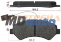 Колодки тормозные FR PEUGEOT BOXER 06-