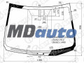 Стекло лобовое с обогревом щеток+дд в клей TOYOTA COROLLA 4D SEDAN 13-