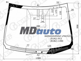 Стекло лобовое с обогревом щеток+дд в клей TOYOTA COROLLA 4D SEDAN 13- Стекло лобовое с обогревом щеток+дд в клей TOYOTA COROLLA 4D SEDAN 13-