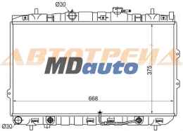 Радиатор KIA CERATO /FORTE 1.6 /2.0 04-09(пластинчатый) Радиатор KIA CERATO /FORTE 1.6 /2.0 04-09(пластинчатый)