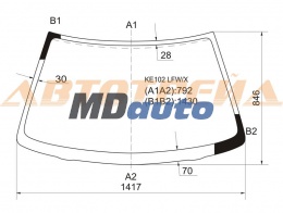 Стекло лобовое в клей TOYOTA COROLLA LEVIN /SPRINTER TRUENO COUPE 91-95 Стекло лобовое в клей TOYOTA COROLLA LEVIN /SPRINTER TRUENO COUPE 91-95