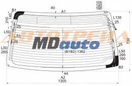 Стекло заднее с обогревом TOYOTA COROLLA AXIO 4D #E14# 06- Стекло заднее с обогревом TOYOTA COROLLA AXIO 4D #E14# 06-