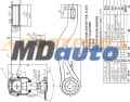 Наконечник рулевой NISSAN NAVARA 04- /PRESAGE /TEANA 03- LH