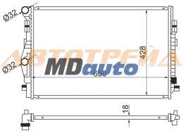 Радиатор AUDI A3 /S3 12- /SKODA OCTAVIA 13- /VOLKSWAGEN GOLF 12- /PASSAT B8 14- Радиатор AUDI A3 /S3 12- /SKODA OCTAVIA 13- /VOLKSWAGEN GOLF 12- /PASSAT B8 14-