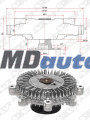 Вискомуфта HYUNDAI PORTER 04- /KIA SORENTO 06-09